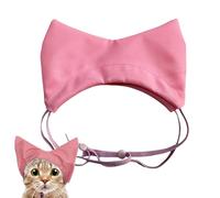 Tapón de ducha para gatos - Tapizado de baño ajustable de tela Oxford impermeable, envuelve suavemente alrededor de la cabeza del animal para proteger las orejas del agua y el champú