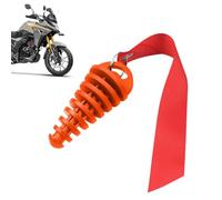 Tapón de escape para moto de cross, tapón de lavado de escape del silenciador - Tapón Arandela Dirt Bike 2 Tiempos - Tapón de escape impermeable para motocicleta con llavero, quitar antes de arrancar