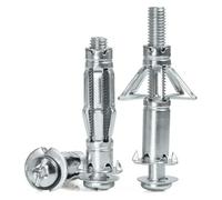 Tapón de expansión metal, perno for placa yeso pared M4 M5 M6 M8, tapón hueco for fijación tubería avión, tornillo(M5X65(4pcs))