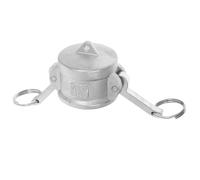 Tapón de Extremo Hembra Rápido 1 1/2 de Acero Inoxidable | Acoplamiento Rápido Tipo Dc, Conexión Ranurada de Leva, 54mm de Diámetro Interior, Acabado Pulido