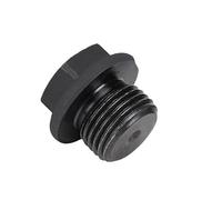 Tapón de extremo hexagonal con brida de acero al carbono, rosca métrica macho, M8, M10, M12, M14, M16, M18, M20, M22, M24, hidráulico(M12x1.0 2pcs)