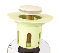 Tapón de Fregadero de Cocina - Desagüe De Cocina con Taponador Colador Pop-up,Filtro De Silicona para Protección Y Filtración del Drenaje del Lavabo