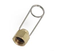 Tapón de Gas Cobre 5cm para Campingaz | Cobre macizo, 5cm largo, evita fugas, ligero 12g, ideal camping y picnic