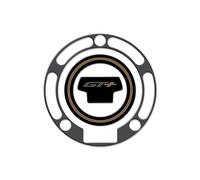 Tapón de gasolina de resina 3D compatible con Yamaha Tracer 9 GT+ 2023 GP-912 (gris)
