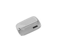Tapón de Gasolina para Honda CR-V 6.ª generación 2023 2024 2025 Tapa de depósito de Combustible para Coche Tapa de Aceite Decoración Adhesivo Accesorios Tapa de llenado (Negro) (Plata)