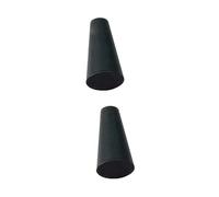 Tapón de goma cónico de sellado negro, tapones de silicona cónicos, tapón de alta temperatura for galvanoplastia, pulverización de pintura for hornear, 5 uds.(10Pcs,6x10x19mm)