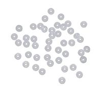 Tapón de goma de silicona para pulseras europeas para hacer joyas, costura, clip, bloqueo, espaciador, cuentas espaciadoras