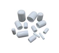 Tapón de goma, funda protectora, tapón final, tapón de plástico, transparente, tamaño 1,3 mm - 90 mm(A2.5mm-B15mm 200Pcs)