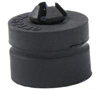 Tapón de goma negro del amortiguador de la capilla el 1,8 cm resistente al