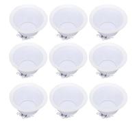 Tapón de Inodoro Blanco 10 Piezas de Pp y Goma para Baño
