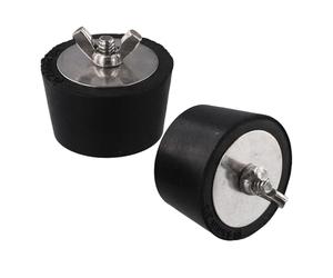 Tapón de invierno para piscina, tapón anticongelante de goma de 45 mm para líneas de retorno de skimmer, evita daños por congelación de tuberías, negro, paquete de 2