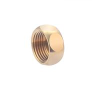 Tapón de latón hembra 5/8 | Ideal para cerrar extremos de instalaciones de fontanería y calefacción | Resistente, duradero y fácil de instalar | QUICK PLOMBERIE