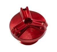 Tapón De Llenado De Aceite De Motor Y Tapa Del Depósito De Líquido De Freno Trasero Para Africa Twin CRF 1100 L Para Adventure Sports 2019-2022(Red)
