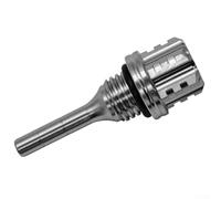 Tapón de llenado de varilla de aceite de aleación de aluminio para motocicletas, reemplazo esencial para motos de cross y ATV (plata)