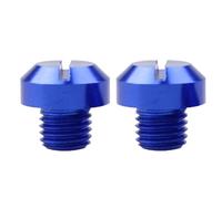 Tapón de Orificio para Espejo retrovisor de Motocicleta - 10 mm de Aluminio Resistente a la corrosión, diseño de Tornillo roscado y Superficie Duradera, tapón de Agujero de Espejo para Cubierta