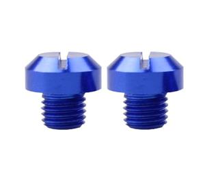 Tapón de Orificio para Espejo retrovisor de Motocicleta - 10 mm de Aluminio Resistente a la corrosión, diseño de Tornillo roscado y Superficie Duradera, tapón de Agujero de Espejo para Cubierta