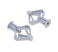 Tapón de pared de placa de yeso paquete de 50, tapones de expansión universales de 10 mm x 50 mm, pasador de cavidad expansible, funda de plástico, accesorio de anclaje de nailon