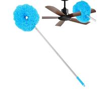 Tapón de polvo de ventilador de techo | Trampa de ventilador de techo extensible de 40 a 320 cm - plumero de polvo en ángulo - Alféizar de ventana de oficina de estantería
