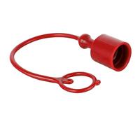 Tapón de protección contra el polvo para acoplamientos hidráulicos de rosca estándar, conector BG3 varios (rojo, conector estándar)