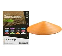 Tapón de Puerta de Piso Doornado - Para Todo Tipo de Suelos - Sin Tornillos ni Taladros - 118x25mm - Naranja