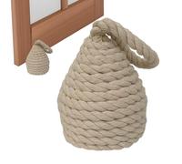 Tapón de puerta grueso: este tapón de puerta grueso también funciona con puertas de algodón a la cuerda, con un asa de parada para su hogar - tope de puerta náutica, jammer de puerta d