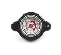 Tapón de radiador de alta presión con medidor de temperatura 1.8 Bar 25.6psi Tapón Depósito Agua Para Honda/Yamaha/Kawasaki/Suzuki/Polaris Ranger/Husqvarna Motocicleta Moto de cross ATV