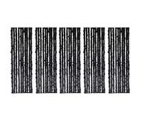 Tapón de reparación de neumáticos de goma Kit de reparación de pinchazos de para coche motocicleta tubeless neumáticos 200x3mm 50 unids (Negro)