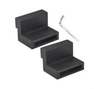 Tapón de riel de puerta corrediza de granero de aleación con llave para reducción de ruido y bloqueo fiable de la rueda de la puerta