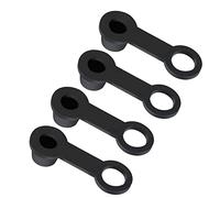 Tapón de Rosca de Freno de Motocicleta, 4 Piezas 8 mm Tapón de Tornillo de Freno de Disco Universal de Motocicleta Tapón de Tornillo de Aceite de Freno Tapón de Goma Apto para Motocicleta Moto