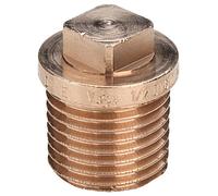 Tapón de rosca de fundición roja Viega tipo 3290 Rand 2" AG