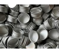 Tapón de rosca de repuesto PP28 con borde enrollable, tapas de rosca para botellas de aluminio (PP28-25 unidades)