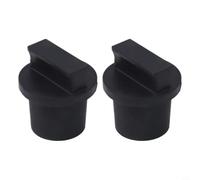 Tapón de sellado de puerto de drenaje para equipo de remo, 26 mm, goma con anillo para prevención de fugas de tanque de agua, color negro