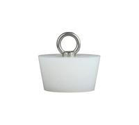 Tapón de sellado de silicona cónico con anillo de elevación, drenaje de suelo, pecera, tapón de Gel de sílice resistente al agua, mango de forma redonda de acero, 1 ud.(74x87x42mm)