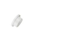 Tapón de silicona circular hueco for tubería de goma, resistente a altas temperaturas, blanco/negro, 1/2/3/5/10/20/30 unidades, 6,8 mm-161,5 mm(White,161.5mm-1pcs)