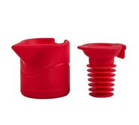 Tapón de silicona de repuesto para tapones de vino resistentes a derrames, selección multicolor que asegura la frescura, tapón de vino invertido a prueba de fugas