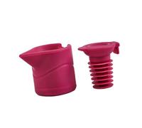 Tapón de silicona de repuesto para tapones de vino resistentes a derrames, selección multicolor que asegura la frescura, tapón de vino invertido a prueba de fugas