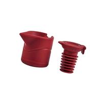 Tapón de silicona de repuesto para tapones de vino resistentes a derrames, selección multicolor que asegura la frescura, sello colorido para botella de vino