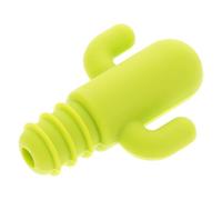Tapón de Silicona en Forma de Cactus para Botellas de Vino Verde | Reutilizable, Cierre Hermético y Estructura Simple, Apto para Boca de 1,8 a 2cm, Fácil Limpieza