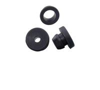 Tapón de silicona negra con ojal for cable de sellado de doble cara de 4,5 mm a 50,6 mm.(A-26mm)