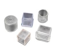 Tapón de silicona para agujeros, Tapones transparentes for agujeros for muebles, tapas for patas de sillas, protectores suelo, varios tamaños, 8 Uds(19mm)