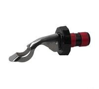 Tapón de silicona para botella de vino con palanca de acero inoxidable, tapón de bebidas sellado al vacío para botellas de vino tinto y blanco, fiesta, boda, operación en casa, 2,5 x 3 x 3 pulgadas