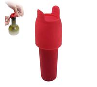 Tapón de silicona para botellas de vino, hermético, resistente al calor, cierre de múltiples usos, para vino espumoso, bar, cocina, calcetines de Navidad, ideas de regalo, mujeres, hombres, cerveza