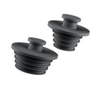 Tapón de Silicona para Cubierta de Drenaje de, Black 1 Piece