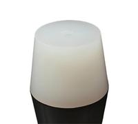 Tapón de silicona para vino con orificio de 8 mm para válvula de cierre de aire, válvula de escape de fermentación, tapón de goma de silicona, kit de fabricación de vino (tamaño 8 con agujero)