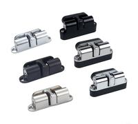 Tapón de succión para puerta de aleación de zinc con control automático silencioso, diseño de hebilla táctil invisible, succión de suelo montada en el suelo para un funcionamiento suave de la puerta