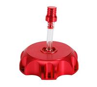 Tapón De Tanque De De Aluminio CNC Para Motocicleta Con Ventilación Compatible Con Aperturas De 51-54mm Color Rojo Accesorio De Alta Resistencia Y Sellado Eficaz