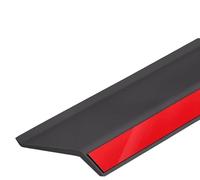 Tapón de tiro, Deflector de lluvia de barra meteorológica de goma autoadhesivo negro for puertas y ventanas(2 m(6.6ft))