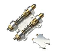 Tapón de trémolo ajustable, ajustador de armamento estable, doble puente de trémolo con control flotante, estabilizador de metal resistente, material de guitarra con fácil instalación, accesorios de