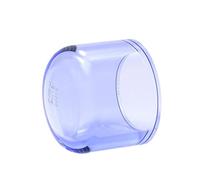 Tapón de tubería de PVC transparente de 20 a 90 mm, color azul, for acuario, peces, accesorios de drenaje, jardín, agua(63mm)