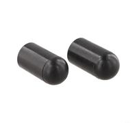 Tapón de tubo de accionamiento de repuesto para KM para herramientas de jardín kombi, tapones de extremo de eje, cubierta de sellado, 2 piezas, color negro